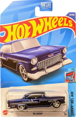 New 2022 Hot Wheels '55 Chevy Bel Air Super Treasure Hunt