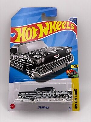 New 2022 Hot Wheels '58 Impala HW Art Cars Treasure Hunt