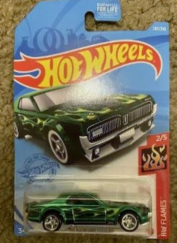 New 2022 Hot Wheels '58 Mercury Cougar HW Flames Super Treasure Hunt