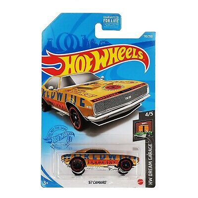 New 2022 Hot Wheels '67 Camaro HW Dream Garage Gold Damaged Card