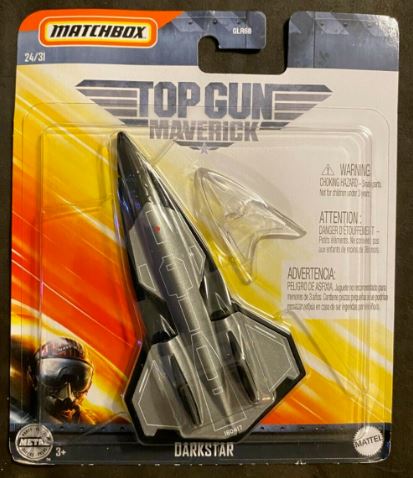 New 2022 Matchbox Top Gun Maverick Darkstar 24/31