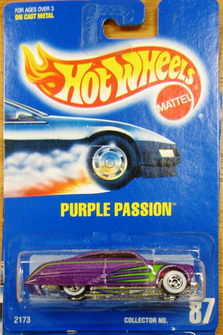 New 1991 Hot Wheels Purple Passion Purple and Green