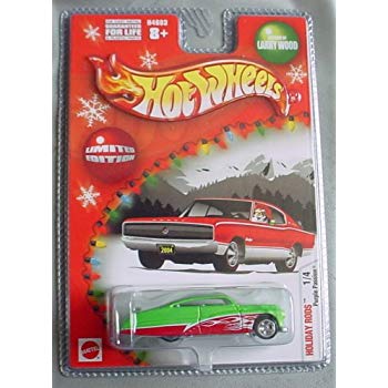 New 2004 Hot Wheels Holiday Rods Limited Edition Purple Passion Larry Wood