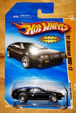 New 2009 Hot Wheels '81 Delorean DMC-12 2010 New Models 1981