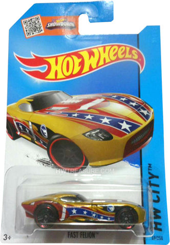 New 2015 Hot Wheels Fast Felion Treasure Hunt HW City 69-250