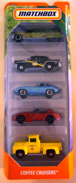 New 2018 Matchbox Coffee Cruisers Set 5 Pack Includes Jaguar Sapphire Mason City Poster Company