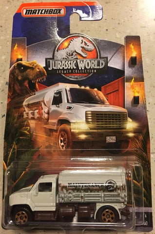 New 2018 Matchbox Jurassic World MBX Tanker Legacy Collection Maintenance