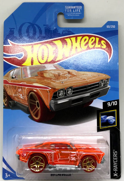 New 2019 Hot Wheels 69 Chevelle 9 10 X Racers 60 250 Treasure