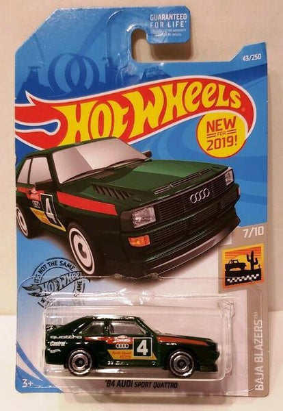 New 2019 Hot Wheels 84 Audi Sport Quattro Baja Blazers Mason City Poster Company