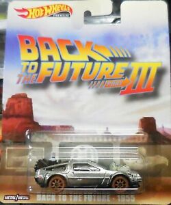 New 2019 Hot Wheels Back to the Future III 1955 Delorean Retro