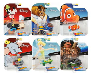 New 2019 Hot Wheels Disney Character Cars Series 3 Set of 6 Cars Pixar