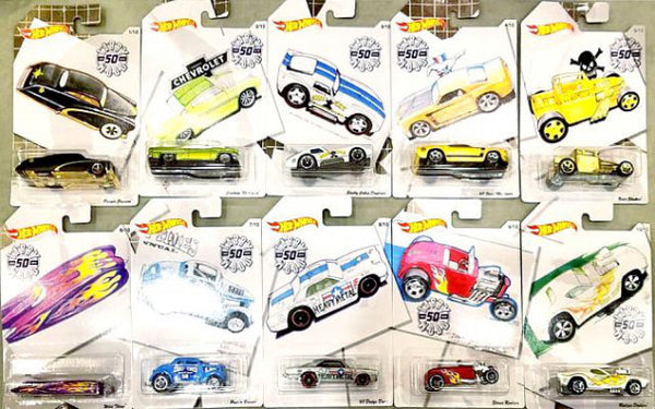 New 2019 Hot Wheels Larry Wood Collection Full Set Of 10 Cars