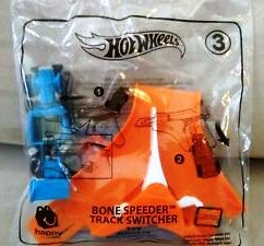 New 2019 Hot Wheels McDonalds Bone Speeder With Track