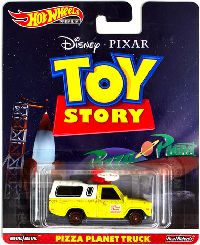 New 2019 Hot Wheels Pizza Planet Truck Toy Story Disney Pixar Premium Real Riders Retro Entertainment