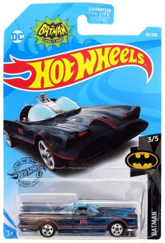 New 2019 Hot Wheels Tv Series Batmobile Batman DC Blue
