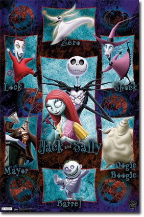 Nightmare Before Christmas – Grid Poster 22x34 RP1292 NBC