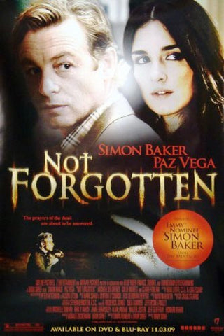 Not Forgotten Movie Poster 24x36	 Used Luis Pacheco, Chloe Moretz, Gedde Watanabe, Paz Vega, Zahn McClarnon, Kisha Sierra, Michael-David Aragon, Julia Vera, Kevin Wiggins, Ken Davitian, Elena Lyons