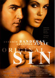 Original Sin Double Sided Poster 27x40 Used Guy De Saint Cyr, Allison Mackie, Antonio Banderas, Julio Bracho, Roger Cudney, Farnesio de Bernal, Harry Porter, Julian Sedgwick, Patricio Castillo, Fernando Torre Laphame, James Haven, Cordelia Richards