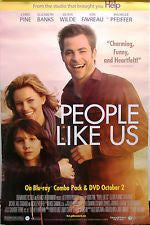 People Like Us Movie Poster 27x40 Used David Kelsey, Katy Boyer, Sheila Shaw, Shaughn Buchholz, Brian Graham, Philip Baker Hall, Rif Hutton, Sara Mornell, Steve Alterman, Chris Pine, Michelle Pfeiffer, Aaron Farb