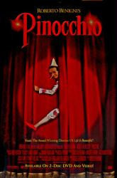 Pinocchio Movie Poster 27x40 (2002) Used Roberto Benigni, Luis Molteni, Glenn Close, Carlo Giuffrè, David Suchet, Kevin James, Giorgio Ariani, Regis Philbin, Mino Bellei, Bruno Arena, James Belushi, Topher Grace