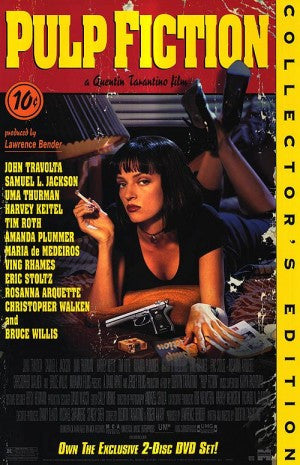 Pulp fiction (1994) film poster hi-res stock photography and