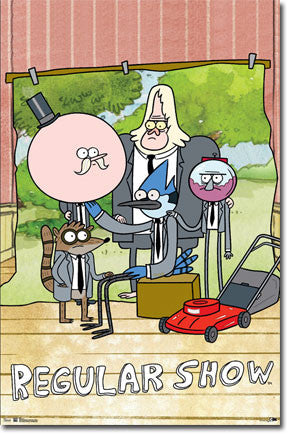 Regular Show Poster 22x34 RP5852 UPC017681058527 Cartoon TV Show