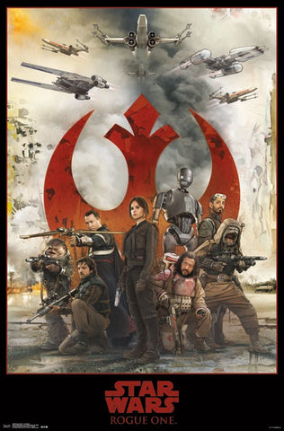 Rogue One - Assemble Movie Poster 23x34 RP14094 UPC882663040940 Star Wars