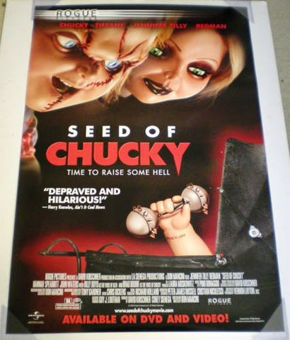 Seed of Chucky Movie Poster 27x40 Used Jason Flemyng, Steve West, Redman, Billy Boyd, Jennifer Tilly, Hannah Spearritt, John Waters, Nicholas Rowe, Brad Dourif, Debbie Lee Carrington, Tony Gardner, Martha Stewart