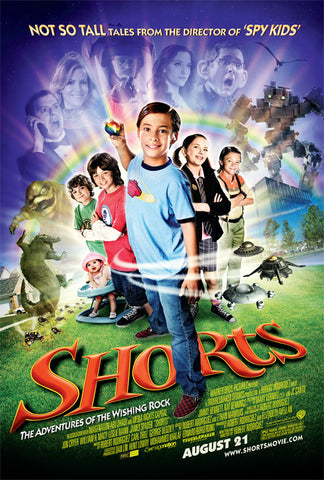 Shorts Movie Poster 27x40 Double Sided Used Jaime De La Rosa, Kat Dennings, Devon Gearhart, Isaac Rodriguez, Jonathan Breck, Michelle Brew, Tina Rodriguez, Jimmy Bennett, Ryan Lee, Leslie Mann, Jackson Hurst