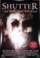 Shutter Movie Poster 27x40 Used Masami Kosaka, Rachael Taylor, John Hensley, David Denman, Kei Yamamoto, Yoshiko Miyazaki, James Kyson-Lee, Tanya Allen, Reila Aphrodite, Megumi Okina, Rana Morrison, Joshua Jackson