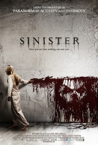 Sinister Movie Poster 27X40 Used Rachel Konstantin, Clare Foley, Blake Mizrahi, Vincent D'Onofrio, James Ransone, Ethan Haberfield, Danielle Kotch, Juliet Rylance, Michael Hall D'Addario, Victoria Leigh