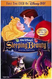 Sleeping Beauty Special Edition Movie Poster 27x40 Used Disney, Dal McKennon, Eleanor Audley, Barbara Jo Allen, Taylor Holmes, Barbara Luddy, Verna Felton, Candy Candido, Mary Costa, Pinto Colvig, Bill Shirley, Marvin Miller, Bill Thompson