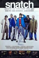 Snatch Movie Poster 27x40 Used Dave Legeno, William Beck, Tom Delmar, Brad Pitt, Vinnie Jones, Sam Douglas, Dennis Farina, Rade Serbedzija, Adam Fogerty, Mike Reid, Stephen Graham, Tim Faraday
