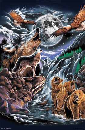 Spiritual Animals Poster 22x34 RP6020 UPC017681060209