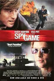 Spy Game Movie Poster 27x40 Used Imre Csuja, Freddie Joe Farnsworth, Joerg Stadler, Pat McGrath, Brad Pitt, Colin Stinton, Nabil Massad, Wil Röttgen, Demetri Goritsas, Andrew Grainger
