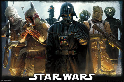 Star Wars - Bounty Hunters Movie Poster RP13110 UPC882663031108