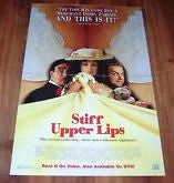 Stiff Upper Lips Movie Poster 27x40 Used Georgina Cates, Sean Pertwee, Mac McDonald, Prunella Scales, Peter Ustinov, Anna Livia Ryan, David Ashton, John Boswell, Charles Simon, Nicholas Selby, Jon Croft, Geoffrey Palmer, Shri Vallabh Vyas