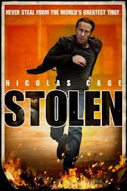 Stolen Movie Poster 27X40 Used Richard Brown, Matt McHugh, Cynthia LeBlanc, JD Evermore, Marcus Lyle Brown, MC Gainey, Kyle Russell Clements, Nicolas Cage, Edrick Browne, Barry Shabaka Henley