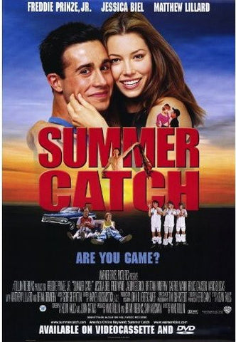 Summer Catch Movie Poster 27x40 Used Freddie Prinze Jr, Brian Dennehy, Beverly D'Angelo, Patrick Stogner, Corey Pearson, Matthew Lillard, Mark Robert Ellis, Bruce Davison, Nikki Griffin, Jed Rhein, Ken Griffey Jr, Jessica Biel, Brittany Murphy