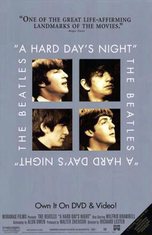 The Beatles A Hard Day’s Night Movie Poster 27x40  Used