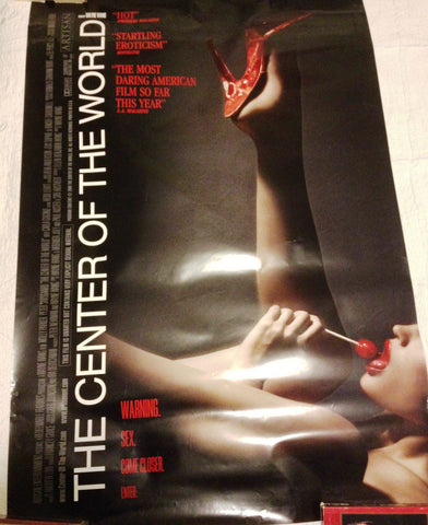 The Center of the World Movie Poster 27x40  Used
