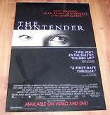 The Contender Movie Poster 27x40 Used Justin Louis, Robin Thomas, Kristen Shaw, Doug Roberts, Michael Goodwin, Sean Pratt, Philip Baker Hall, Greg Cooper, Stan Kelly, Bev Appleton, Ed Sala, Caryn Mower, Jeff Bridges,