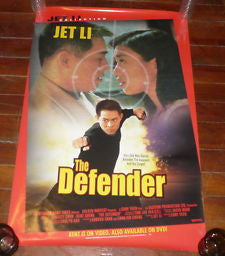 The Defender 1994 Movie Poster 27x40 Used Jet Li