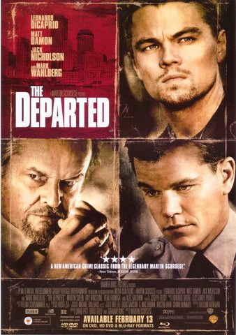 The Departed Movie Poster 27x40 Used Jack Nicholson Matt Damon Leonardo DiCaprio Alec Baldwin Martin Sheen Mark Wahlberg