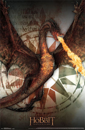The Hobbit - Smaug Movie Poster 22x34 RP13585 UPC882663035854 Dragon