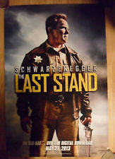The Last Stand Double Sided Movie Poster 27x40 Used MCP0016 Arnold Schwarzenegger, Cliff Fleming, Chris Browning, Zach Gilford, Rio Alexander, Mathew Greer, Eduardo Noriega, Forest Whitaker, John Patrick Amedori, Jaimie Alexander
