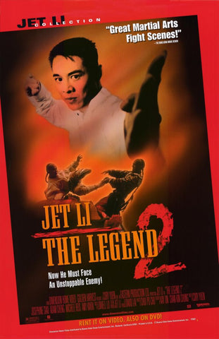 The Legend 2 Movie Poster 27x40 Used Jet Li