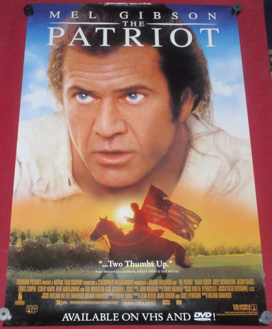 The Patriot Movie Poster 27x40 Used Mel Gibson, Heath Ledger