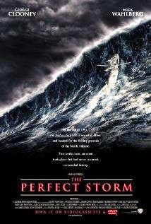 The Perfect Storm Movie Poster 27x40 Used Cherry Jones, Bob Gunton, Sandy Ward, Merle Kennedy, Mark Wahlberg, Michael Ironside, Rusty Schwimmer, George Clooney, William Fichtner, Marcio Rosario, John C Reilly