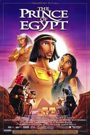 The Prince of Egypt Movie Poster 27x40 Used Francesca Smith, Aria Noelle Curzon, Brian Tochi, Amick Byram, Steve Martin, Stephanie Sawyer, Jeff Goldblum, Michelle Pfeiffer, Eden Riegel, Ofra Haza, Danny Glover